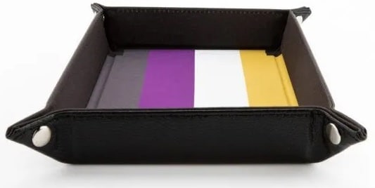 Fanroll Non-binary Pride Fold Up Dice Tray image 0